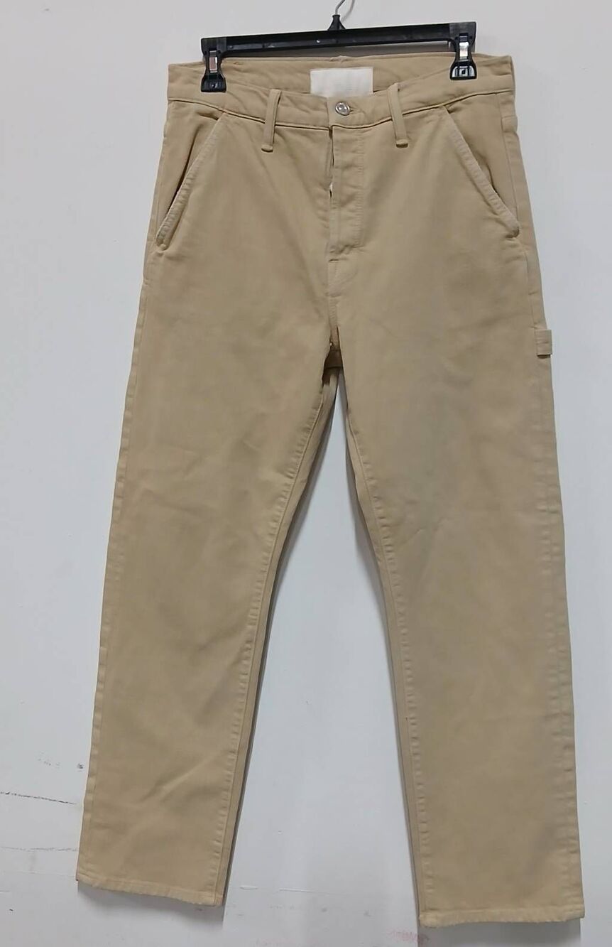Mother womens superior jeans size 30 beige carpenter straight tan beige